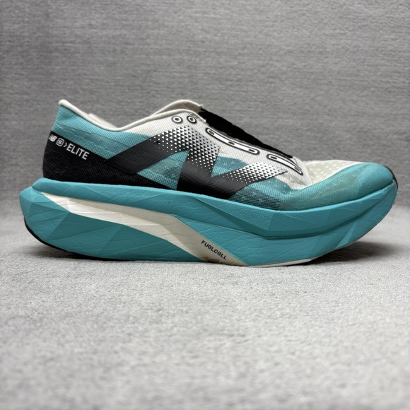 New Balance FuelCell Supercomp Elite V3 Shoes Womens Size 9.5 White Blue Running